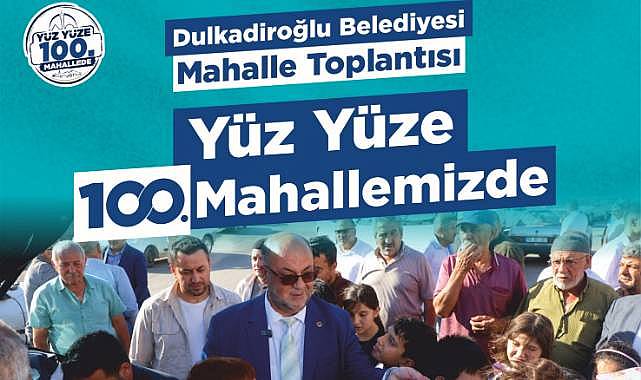 YÜZ YÜZE 100. MAHALLEDE: BAŞKAN AKPINAR GÖNÜLLERE DOKUNAN BULUŞMALARINI SÜRDÜRÜYOR