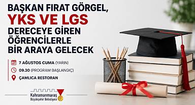 Başkan Fırat Görgel, YKS ve LGS Şampiyonlarıyla Buluşacak