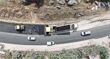 Kahramanmaraş'ta 5 Kilometrelik Yolda Sıcak Asfalt Çalışması Başladı