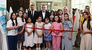 Kahramanmaraş'ta Miniklerin Sanat Yolculuğu Sergiyle Taçlandı