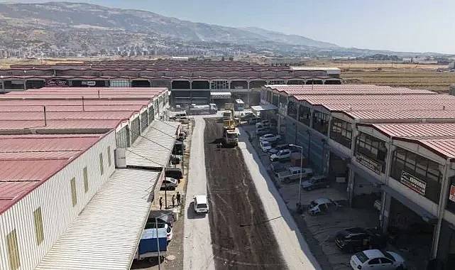 Kahramanmaraş Yeni Sanayi Sitesi’nde 3 Kilometrelik Yol Asfaltlandı