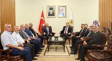 KKTC Cumhuriyet Meclisi Başkanı Öztürkler, Kahramanmaraş'ta ziyaretlerde bulundu