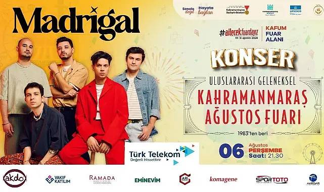 Madrigal, Perşembe Günü KAFUM’da Sahne Alacak