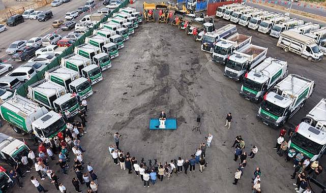 Onikişubat Belediyesi’nin 200 Milyon TL’lik yatırımla 30 yeni hizmet aracı göreve başladı!