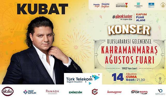 Sevilen Sanatçı Kubat, KAFUM'da Sahne Alacak!
