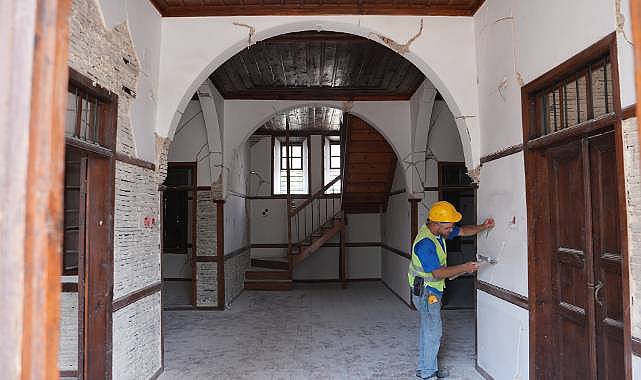 Tarihi Kocabaş Konağı Aslına Uygun Şekilde Yeniden Hayat Buluyor!