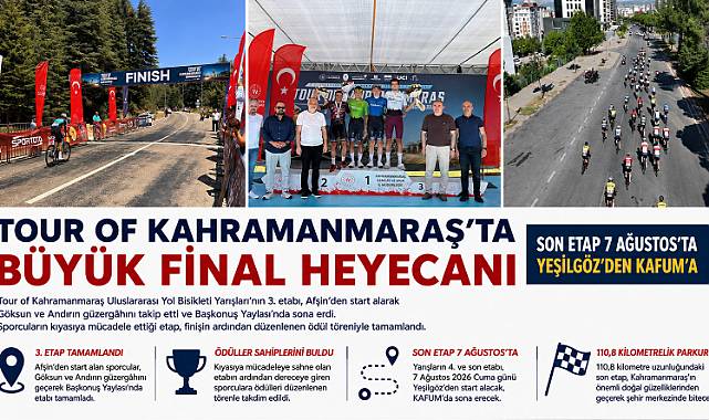 Tour of Kahramanmaraş'ta Büyük Final Heyecanı KAFUM'da Yaşanacak
