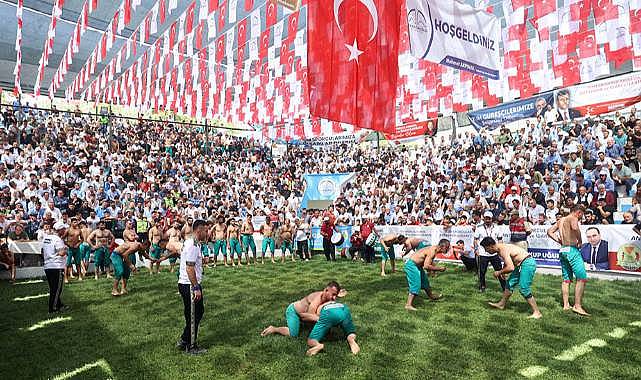 30. Geleneksel Bertiz Boyalı Şalvar Güreşlerine yoğun ilgi!