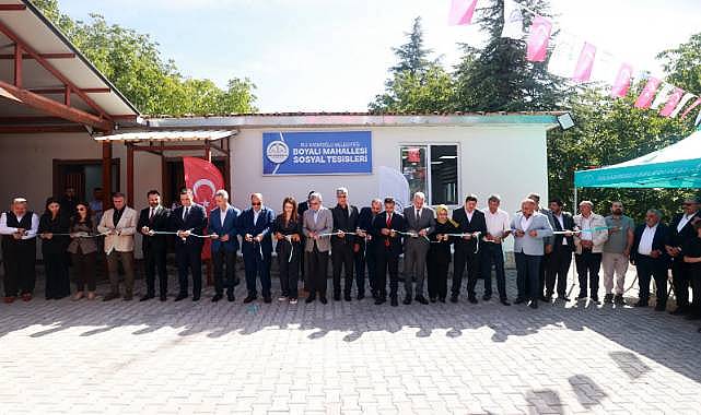 Bertiz'e Yeni Sosyal Alan: Boyalı Sosyal Tesisleri Hizmete Açıldı