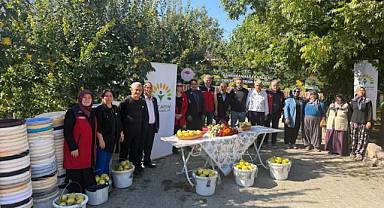 Kahramanmaraş'ta ayva üreticilerine hasat desteği!