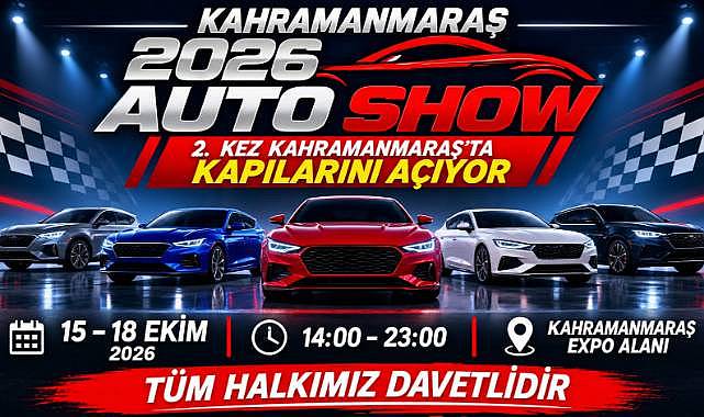 Kahramanmaraş'ta Otomotiv Buluşması: 2. Auto Show Onikişubat 2026 Kapılarını Açıyor