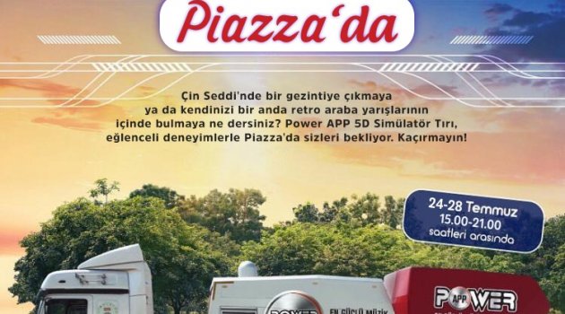 5D Simülatör Tırı Kahramanmaraş Piazza’da