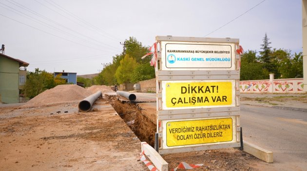 AFŞİN’İN İÇME SUYU EKSİKLİKLERİ GİDERİLİYOR...