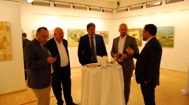 AZERBAYCANLI RESSAM PROF. DR. ENVEROĞLU’NUN SERGİSİ