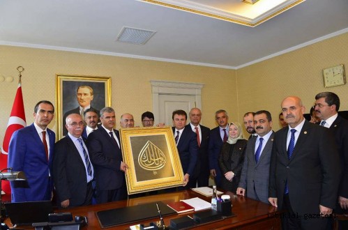 BAŞBAKAN YARDIMCISI KAYNAK’A HAYIRLI OLSUN ZİYARETİ