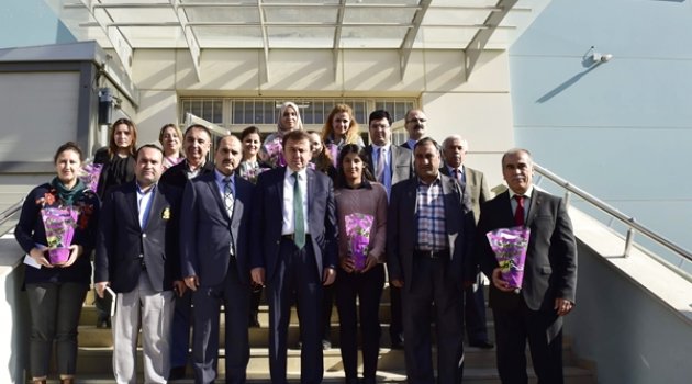 BAŞKAN ERKOÇ’TAN ÖĞRETMENLERE ZİYARET