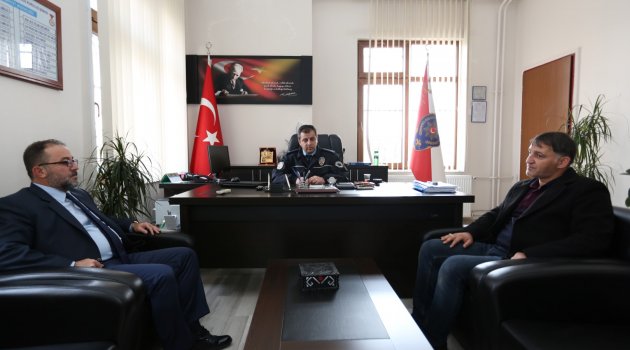 BAŞKAN GÜVEN’DEN, EMNİYET MÜDÜRLÜĞÜ'NE ZİYARET