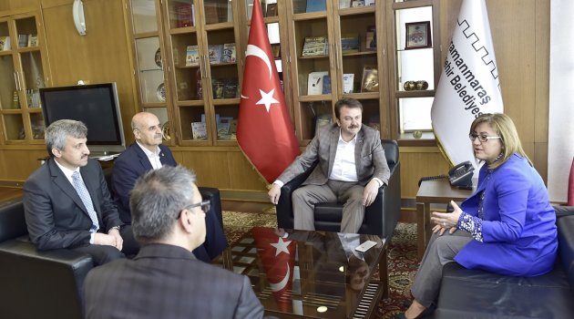 BAŞKAN ŞAHİN’DEN BAŞKAN ERKOÇ’A ZİYARET