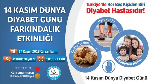 BÜYÜKŞEHİR’DEN DİYABET ETKİNLİĞİ..