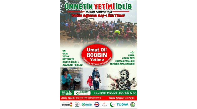 BÜYÜKŞEHİR’DEN İDLİP YARDIM KAMPANYASI..
