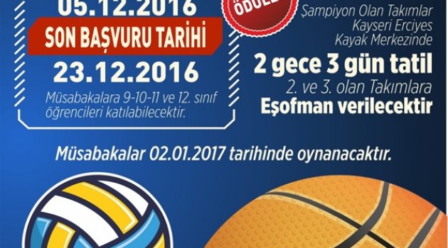 BÜYÜKŞEHİR’DEN ÖDÜLLÜ TURNUVA