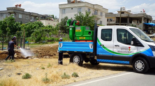 BÜYÜKŞEHİR’İN LARVA MÜCADELESİ DEVAM EDİYOR