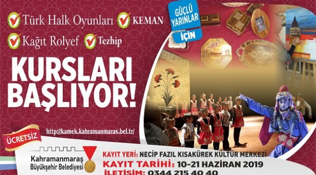 Büyükşehir’in Yaz Kurslarına Kayıtlar Başladı.