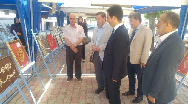 GÖKSUN’DA NAHT SANATI SERGİSİ AÇILDI!