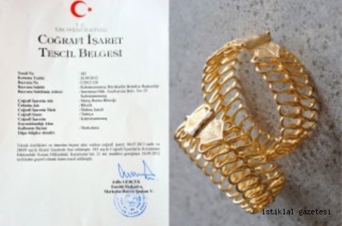 Maraş Burma Bileziğinin Tescilini Aldık