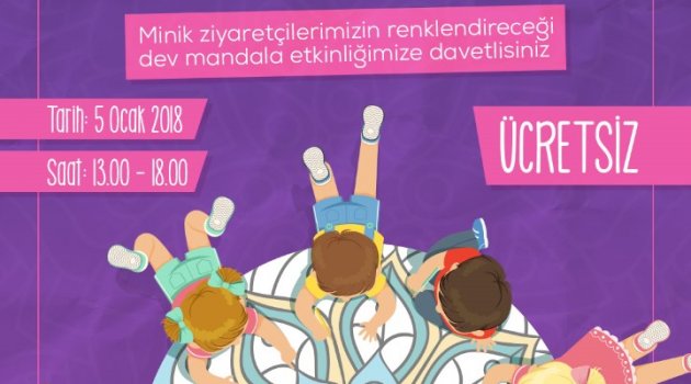 Kahramanmaraşlı Çocuklar “Mandala” Boyayacak..