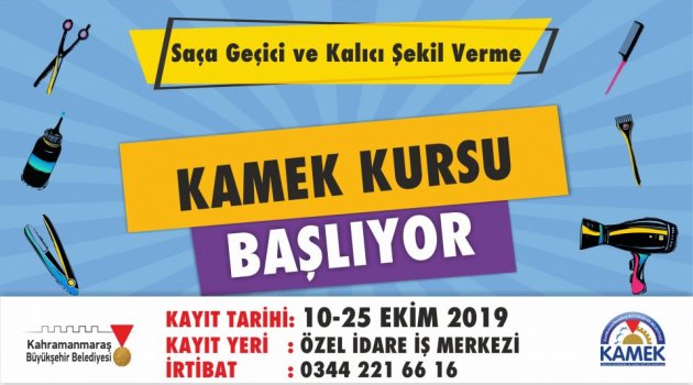 KAMEK’ten iki kurs daha