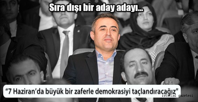 KARATUTLU; “BÜYÜK BİR ZAFERLE DEMOKRASİYİ TAÇLANDIRACAĞIZ”