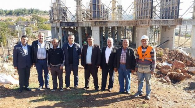 KAYMAKAM DR. MEHMET BOZTEPE KUR’AN KURSU İNŞAATINI İNCELEDİ