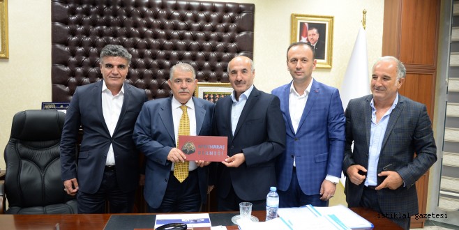 Kent Maraş Der Üyeleri Başkan Mahçiçek’i Ziyaret Etti