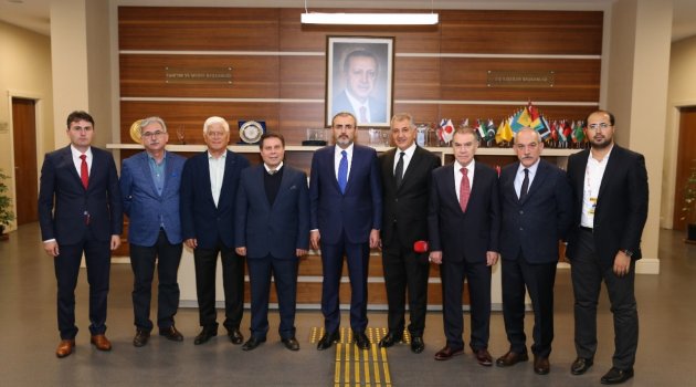 KMBGC’DEN MAHİR ÜNAL’A ‘TEŞEKKÜR’ ZİYARETİ..