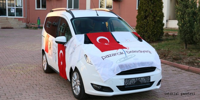 PAZARCIK BELEDİYESİ BÜNYESİNE YENİ ARAÇ EKLENDİ