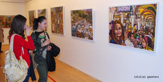 RESSAM GALİP ÖZGÖREN, SANKO SANAT GALERİSİ’NDE SERGİ AÇTI