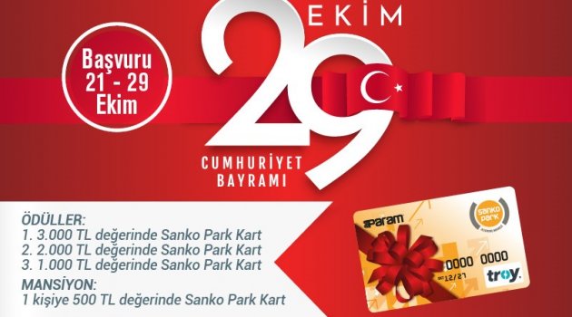 SANKO PARK’TAN ÖDÜLLÜ CUMHURİYET BAYRAMI ŞİİR YARIŞMASI