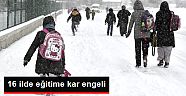 Yoğun Kar Yağışı, 16 İlde Okullara Kar Tatili