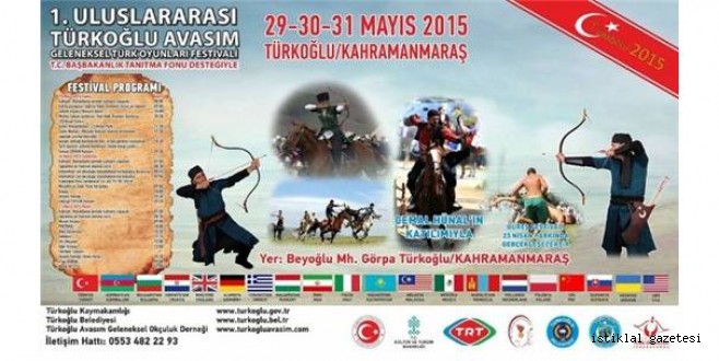 TÜRKOĞLU’NDA TÜRK OYUNLARI FESTİVALİ
