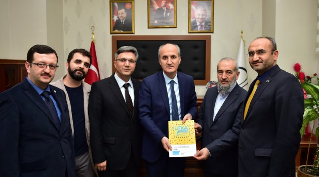 UFKA YOLCULUK HEYETİ BAŞKAN OKAY’I ZİYARET ETTİ