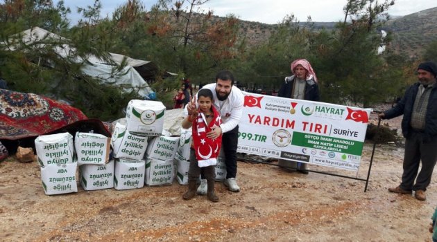 YARDIMLAR İHTİYAÇ SAHİPLERİNE DAĞITILIYOR