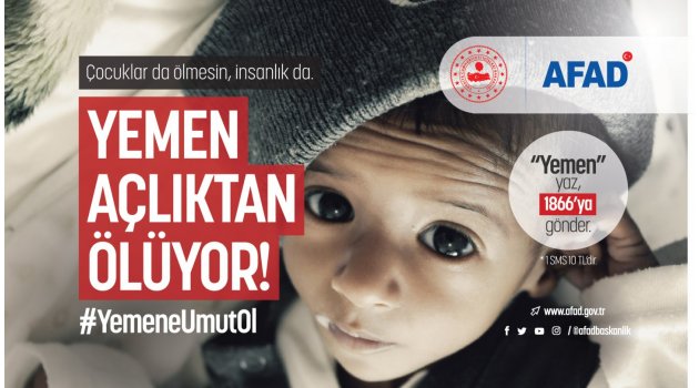 “Yemen’e Umut Ol” Yardım Kampanyası..